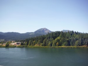 View of Washington from across the river in Oregon