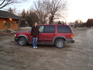 My SUV Dora (named so because she was an Explorer)