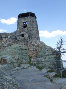 This building is at the very top of Harney's Peak and it was a strenuous four-mile journey to get there
