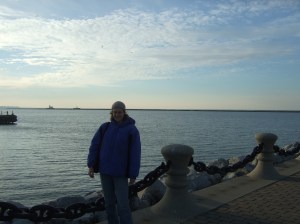 My first time seeing a Great Lake- Lake Erie in Cleveland!
