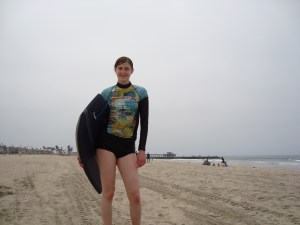 On the day I rented a surfboard, the lifeguards declared too harsh of tides. So I spent that week strictly boogie boarding!