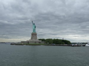 My experience at the Atlantic Ocean involved seeing the Statue of Liberty!