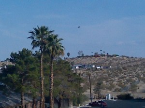 Desert View from Holiday Inn Express in Twentynine Palms