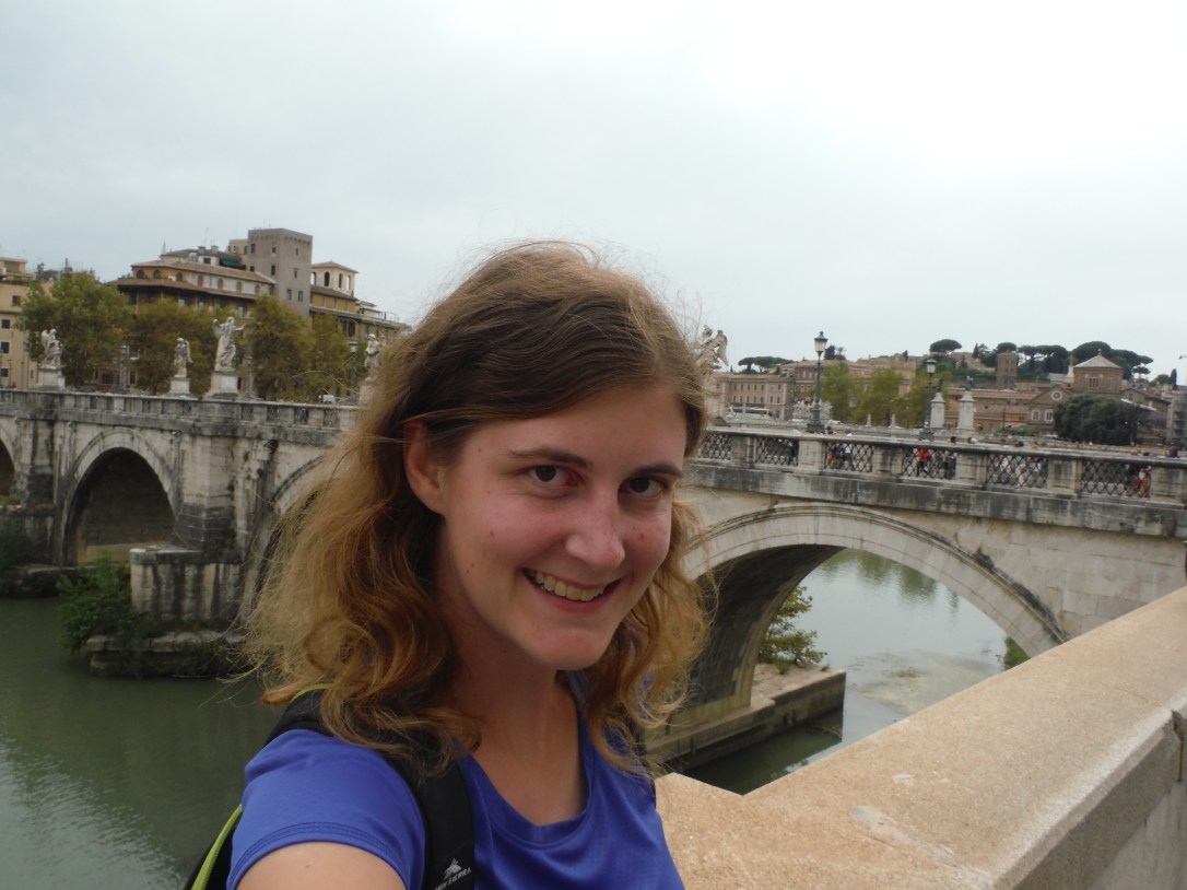 Walking by Tiber River, Rome, Italy